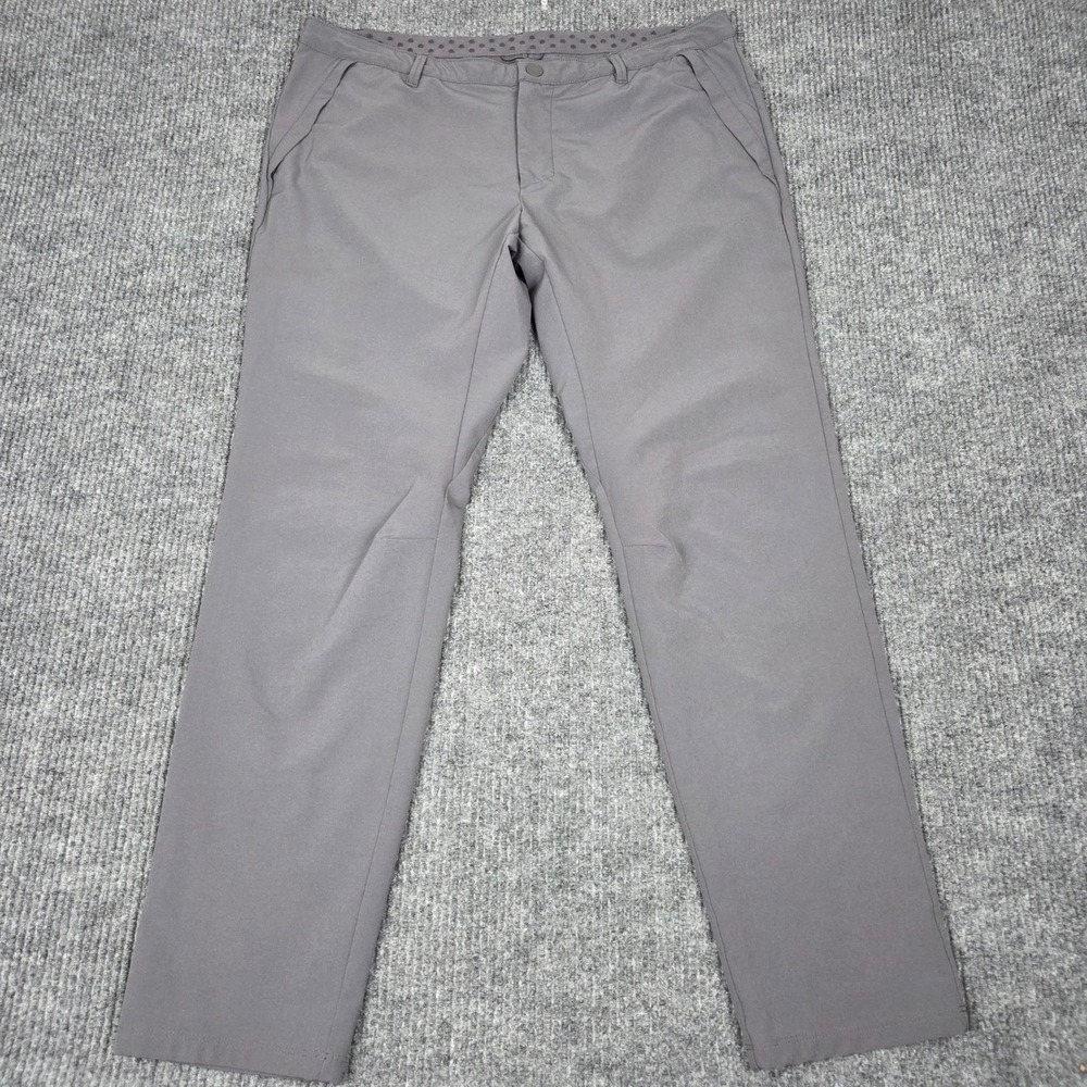All‎ in Motion Mens Golf Pants Grey Stretch Performance Tapered Size 40 26940